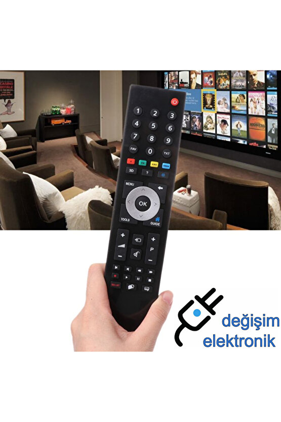 Arçelik A65l8552 Led Tv Kumandası Uyumlu