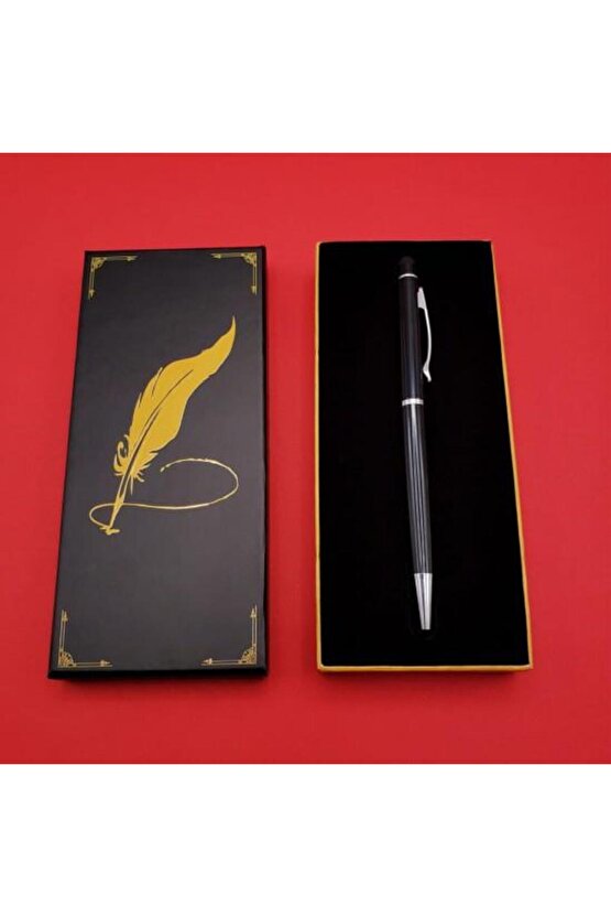 Kalem Siyah Touchpen Dekoratif Hediyelik