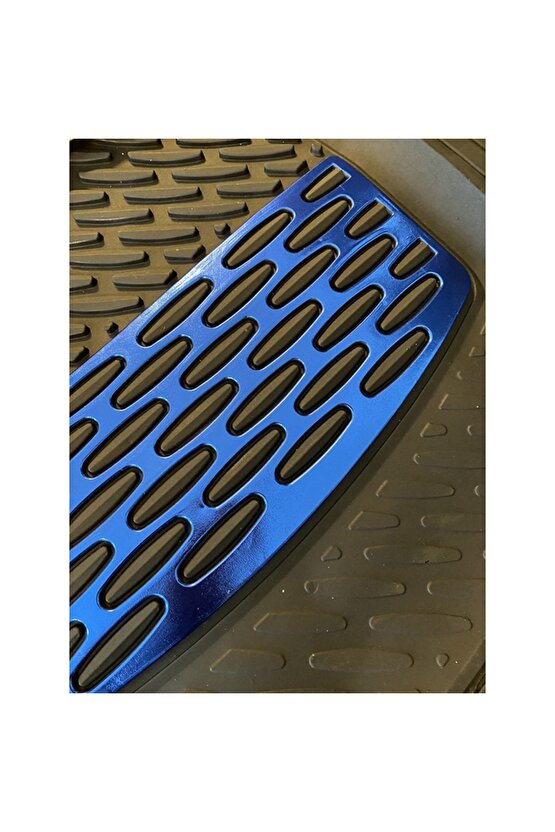 Volkswagen Amarok Uyumlu Universal Derin Havuzlu Paspas Krom Mavi