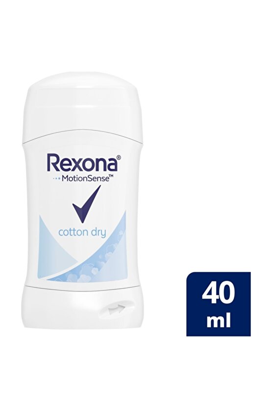 Kadın Stick Deo Cotton Dry Anti-perspirant 40 Ml - 3lü Avantaj Paketi