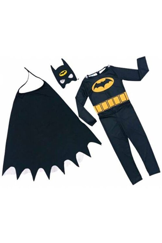 Maskeli Pelerinli Batman Kostümü