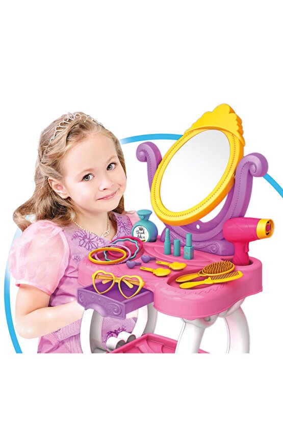 Candy & Ken Prenses Güzellik Masası - Güzellik Setleri - Kuaför Oyuncak Seti