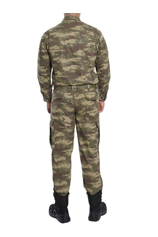 Kara Kuvvetleri Uzun Kollu Gomlek Ve Pantolon Takimi