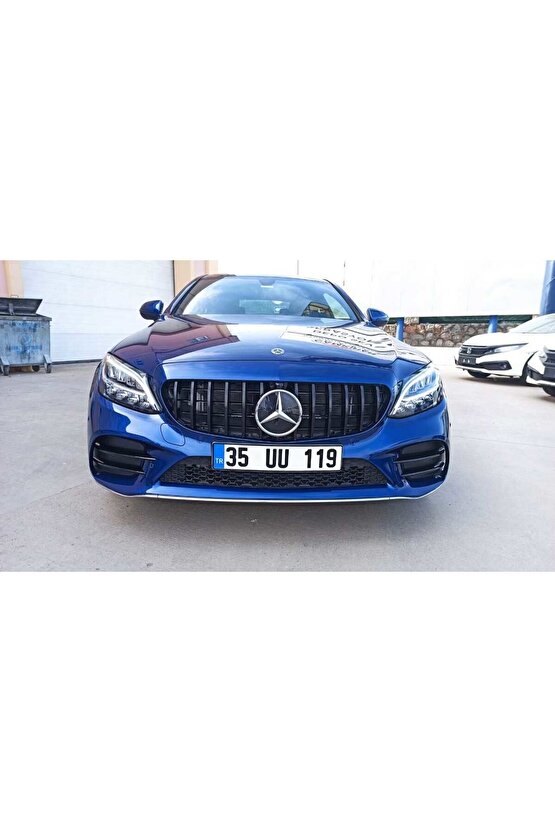 Mercedes W205 Sis Kaşı Çıtası 4 Parça Siyah 2019