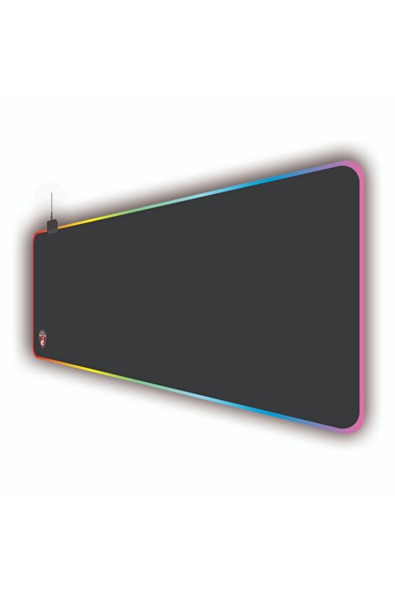 Rgb Led Işıklı Gaming Mousepad Xl 80cm X 30 Cm Büyük Boy Kaymaz Taban Oyuncu Mouse Pad