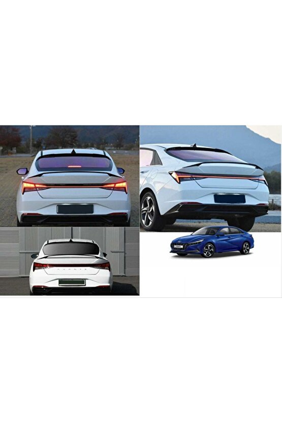 Hyundai Elantra Bagaj Üstü Spoiler Yüksek Pianoblack 2021