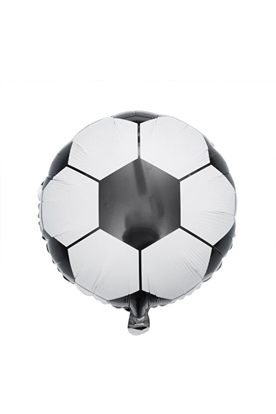 Futbol Temalı Balon Karşılama Seti Kral Taç Balon Ve Futbol Topu