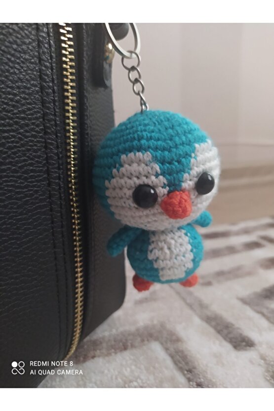 Amigurumi Penguen Anahtarlık