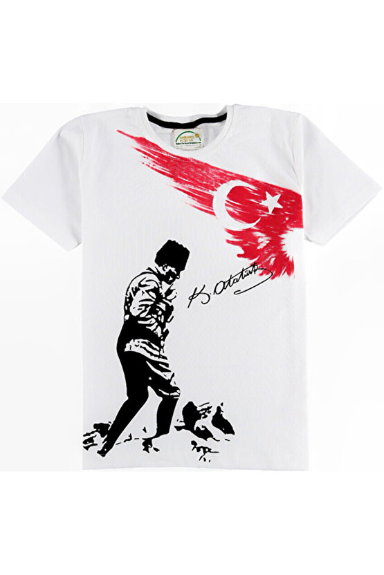 Atatürk Kocatepe Ayyıldız Baskılı T-shirt