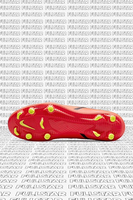 Phantom G. T. 2 Club F. G.  M. G. Unisex Soccer Shoes Beyaz Kırmızı Krampon