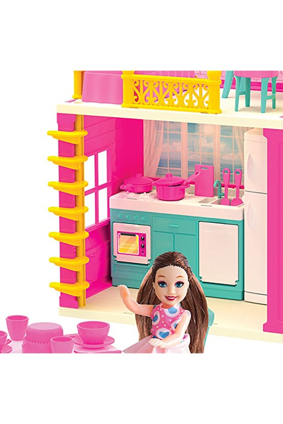 Lolanın 2 Katlı Evi Aktivite Seti Barbie Oyuncaklı