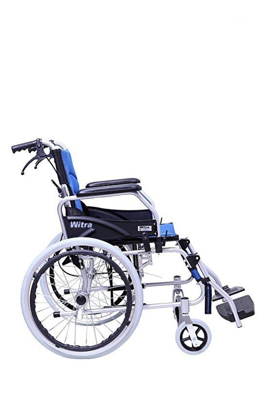 Witra Manuel Katlanabilir Refakatçi Hasta Yaşlı Engelli Transfer Tekerlekli Sandalyesi