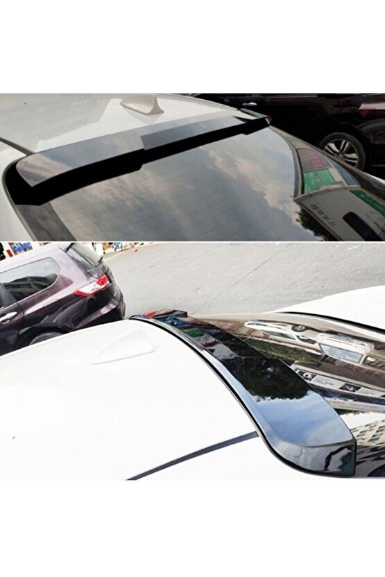 Toyota corolla cam üstü spoiler pianoblack boyalı 2019+