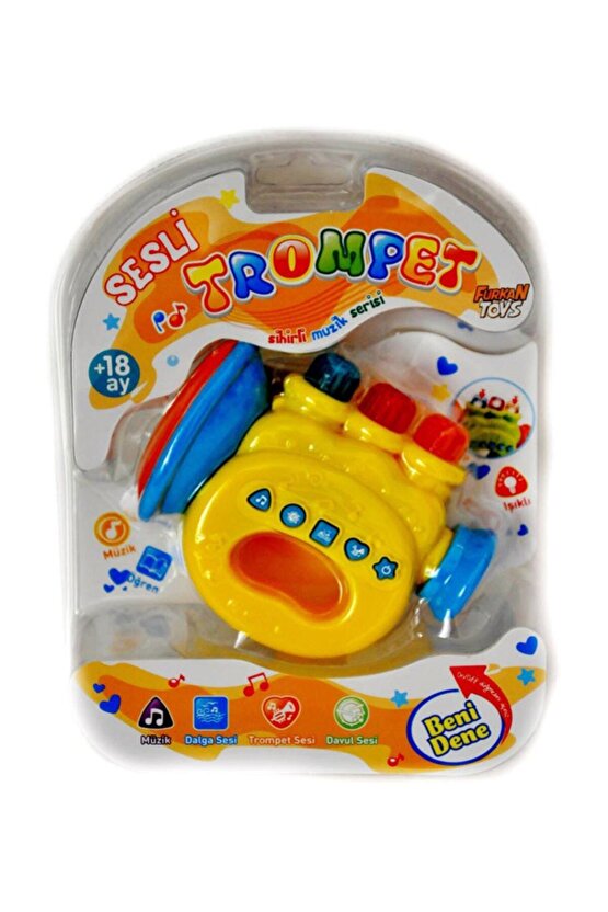 Furkan Toys Işıklı Sihirli Müzikli Trompet Oyuncak