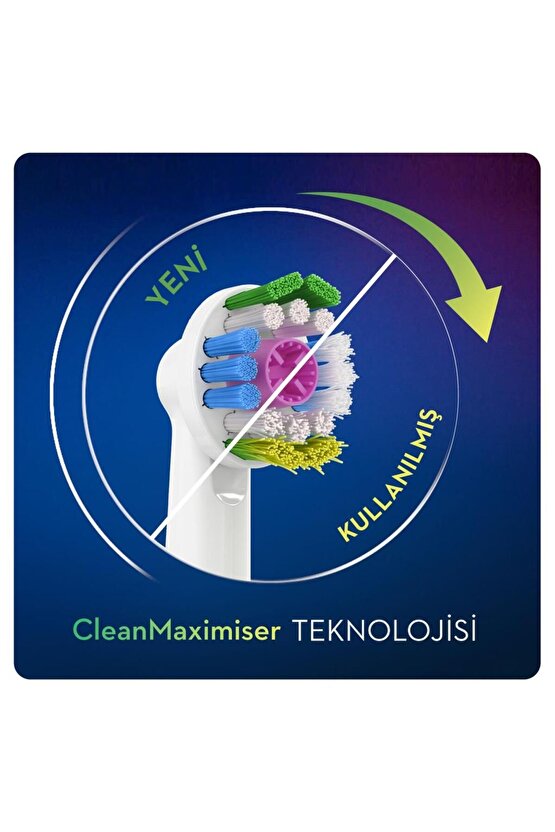 Diş Fırçası Yedek Başlığı Clean Maximiser 3d White 2 Li