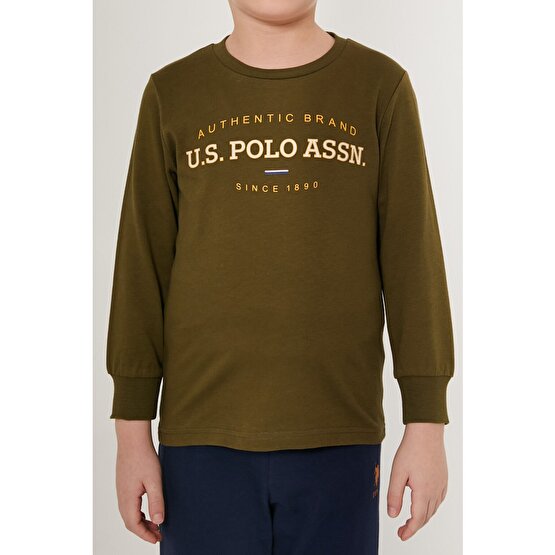 U.S. Polo Assn. U.s. Polo Assn Shiny Lacivert Erkek Çocuk Uzun Kol Pijama Takım