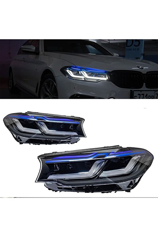 Bmw G30 Ön Far Lambası Ledli Lci Görünüm 2017  2020