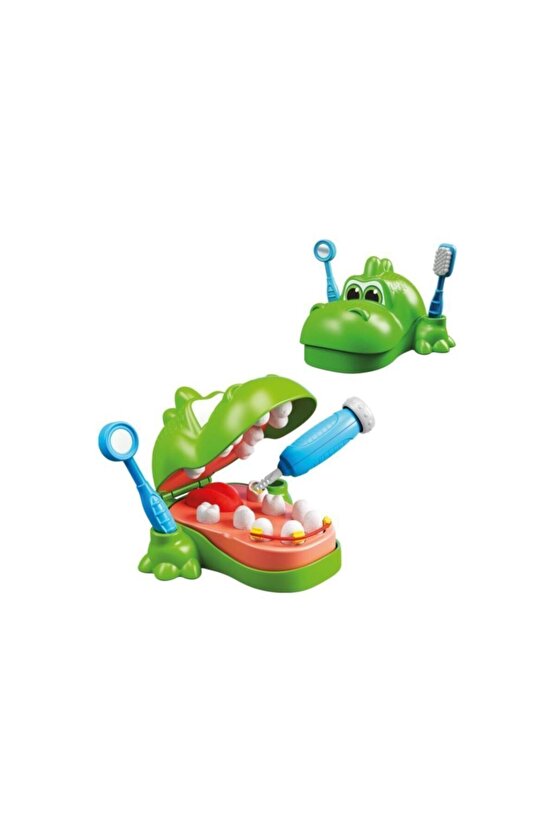 Art Craft Eğitici Dino Dentist Oyun Hamuru Seti - Play Dough Dinazor Dişçi Seti