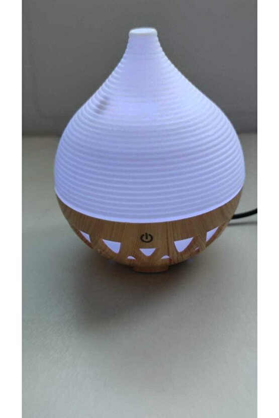 Led Işıklı Oda Hava Nemlendirici Aroma Terapi Difizör Mini Air Humudifier Buhar Makinesi