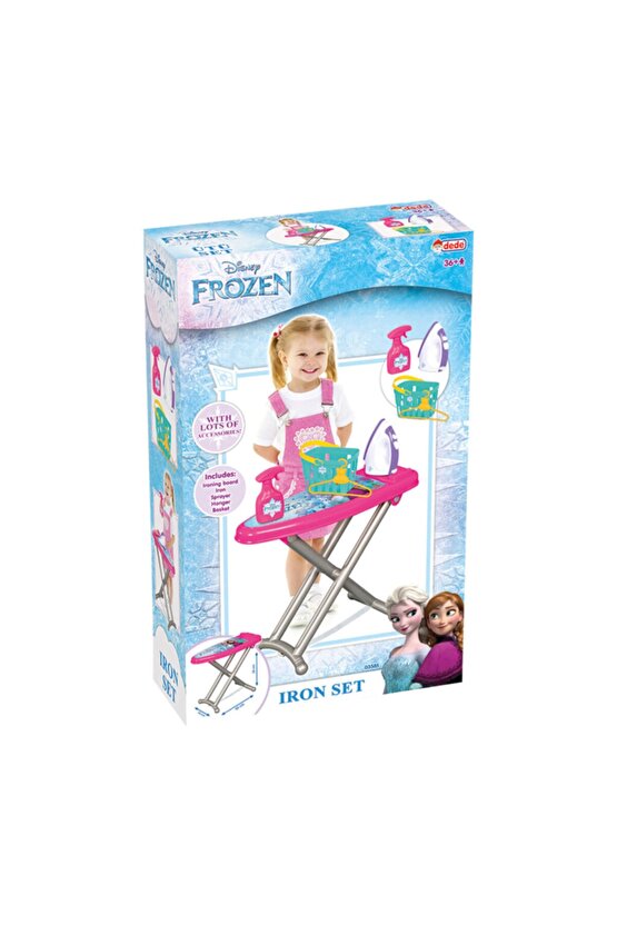 Frozen Ütü Set Kız Çocuk Oyuncak Ütü Masası Set-1506