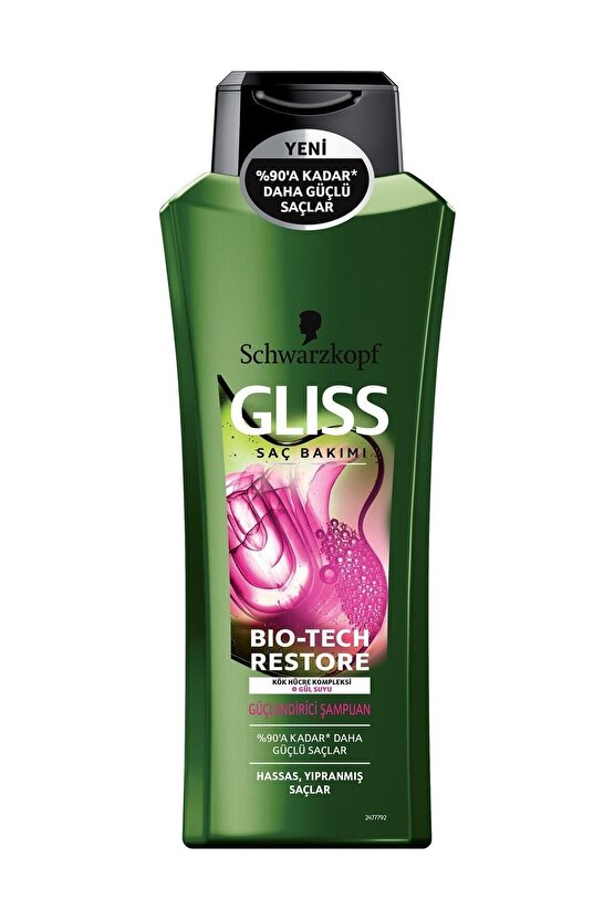 Gliss Gliss Bio-Tech Restore Güçlendirici Şampuan 360 ml 