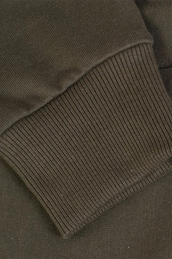 Gw0003 - Basic Kapüşonlu Fermuarlı Sweatshirt