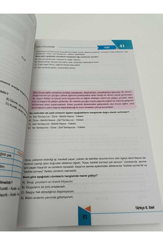 8. Sınıf Tüm Dersler Beceri Temelli Yeni Nesil Soru Bankası