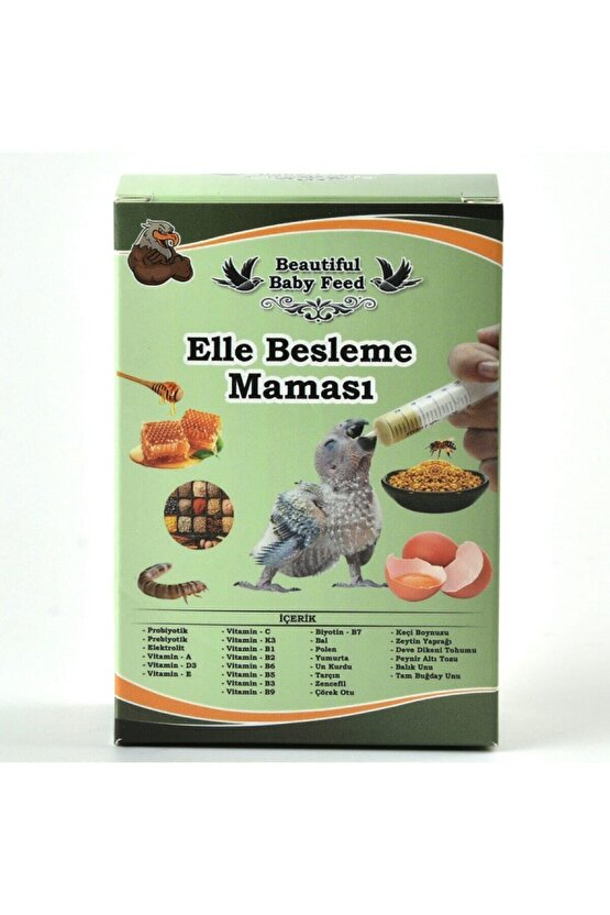 Beautiful Food Yavru Kuş Elle Besleme Maması 100 Gr + Hediyeli Paket 