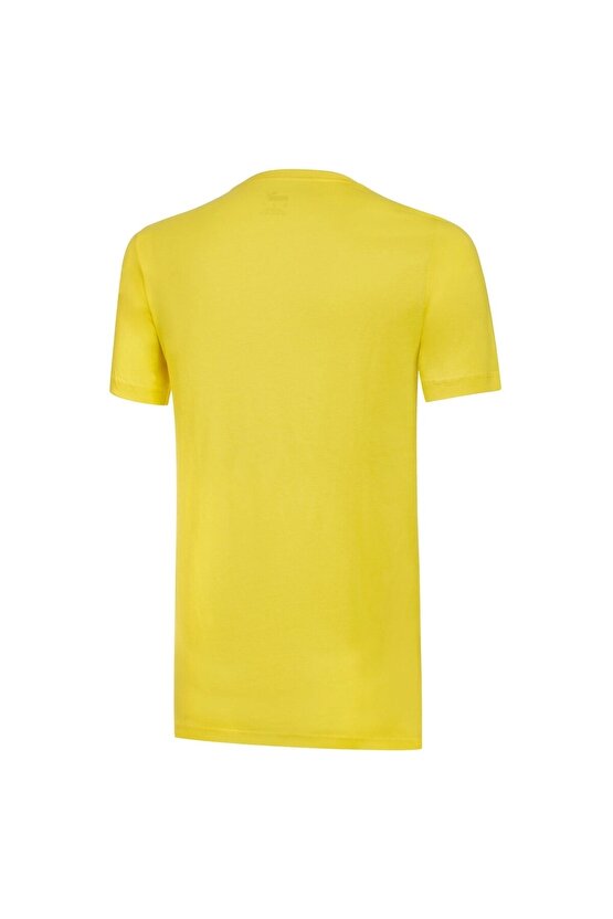 Fenerbahçe Puma Cat Tee Sarı Erkek Futbol T-Shirt Puma Ahşap Kutulu