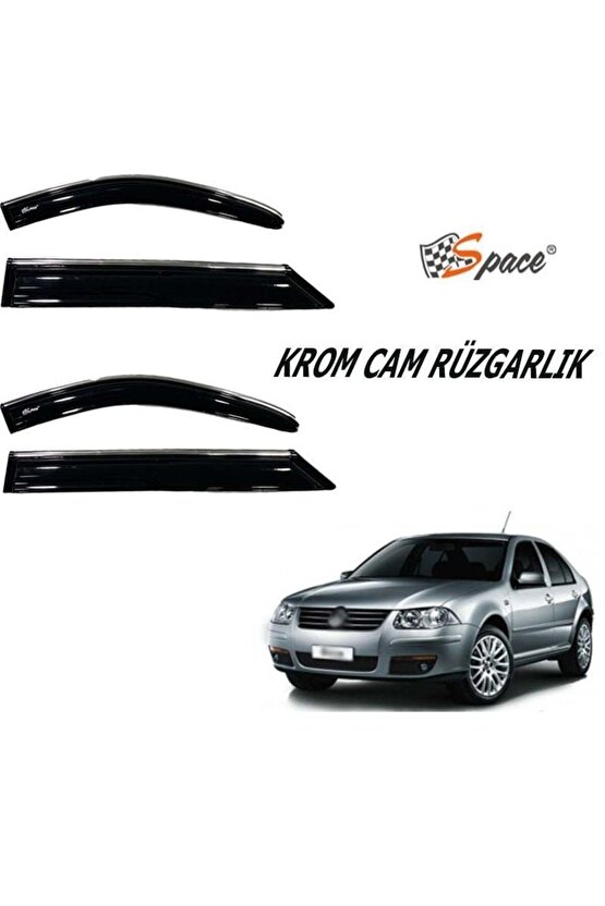 Volkswagen Bora Krom Cam Rüzgarlığı 1.2mm 4lü  Caru439