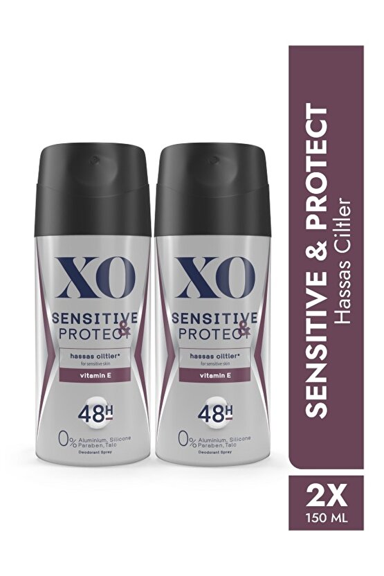 Sensitive&Protect Men Deo X 2 Adet