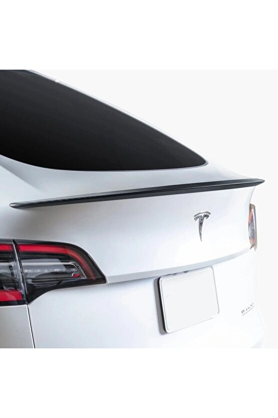 Tesla Model Y Bagaj Üstü Spoiler Siyah Boyalı