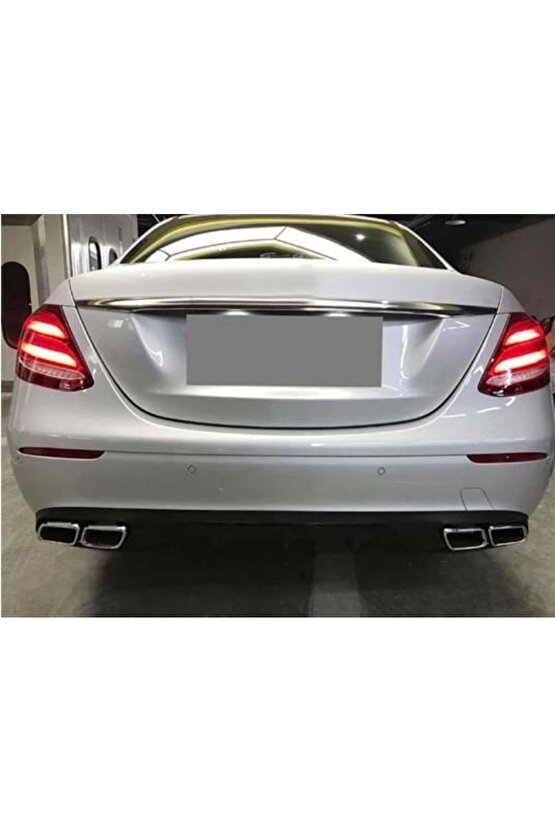 Mercedes W213 E63 Arka Tampon Difüzör Normal Tampon Uyumlu 2016  2019