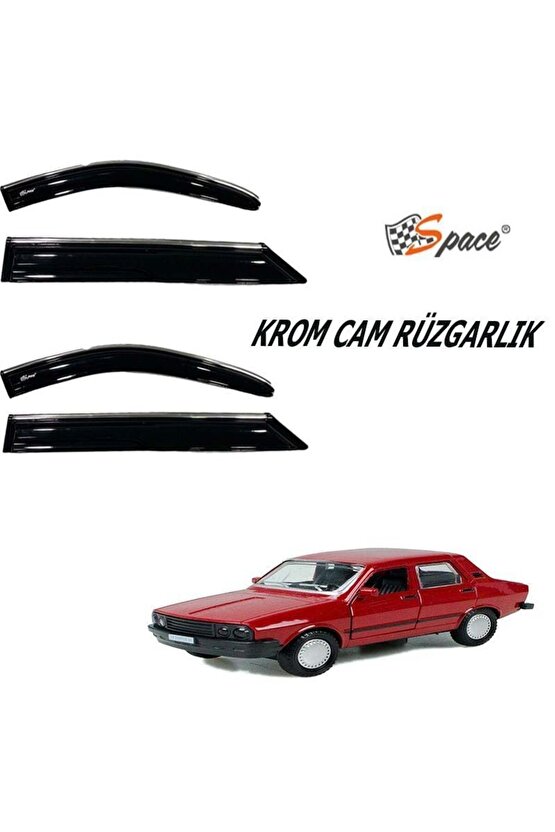 Renault Toros Krom Cam Rüzgarlığı 1.2mm 4lü  Caru444