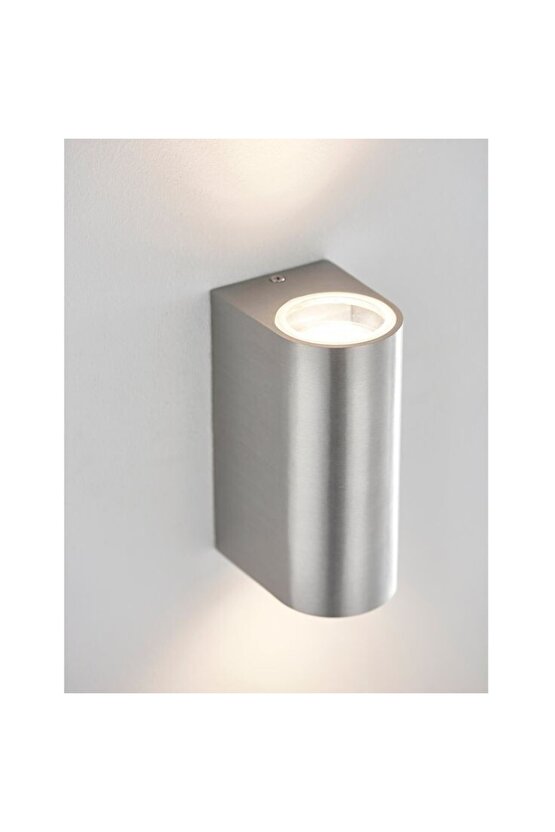 14 Watt Beyaz Işık Ledli Nikel Kaplama Plastik Kasa Çift Yönlü Dekoratif Duvar Aplik