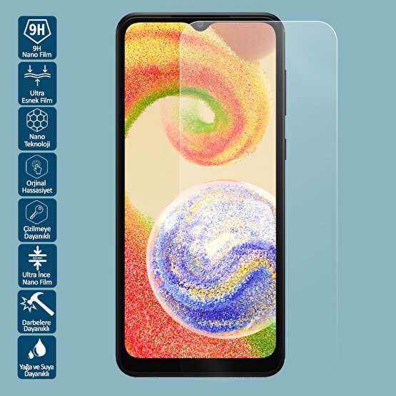 Wontis Samsung Galaxy A04 Core Ultra Şeffaf Nano Ekran Koruyucu Film