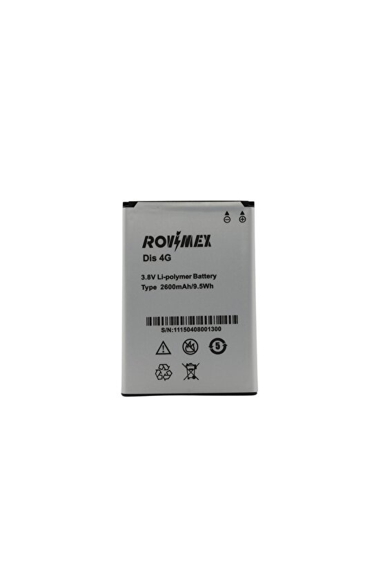 General Mobile 4g Android Rovimex Batarya Pil