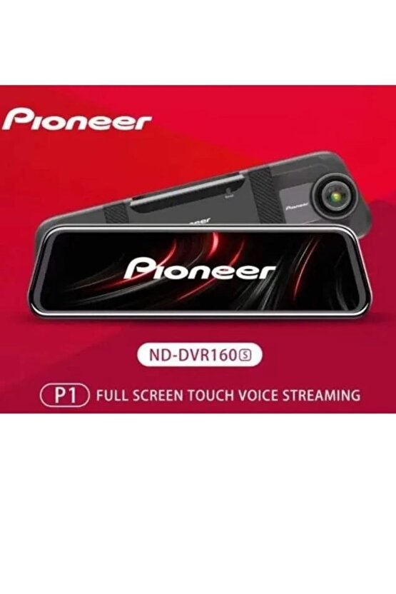 Pioneer ND-DVR160s 2K HD DVR Araç İçi Kamera Kayıt Cihazı Dikiz Aynası Kaydedici Ön ve Arka Kamera