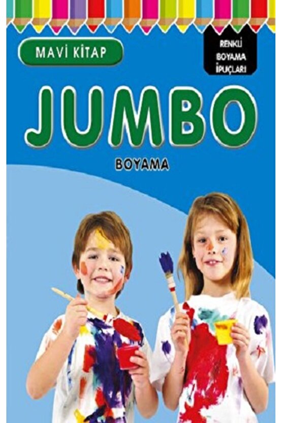 Jumbo Boyama - Mavi Kitap kitabı - Parıltı Yayınları