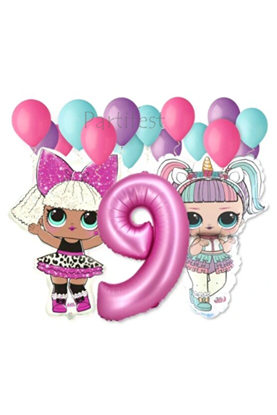Lol Surprise Balon Seti Lol Bebek 9 Yaş Balon Seti Lol Doğum Günü Parti Seti
