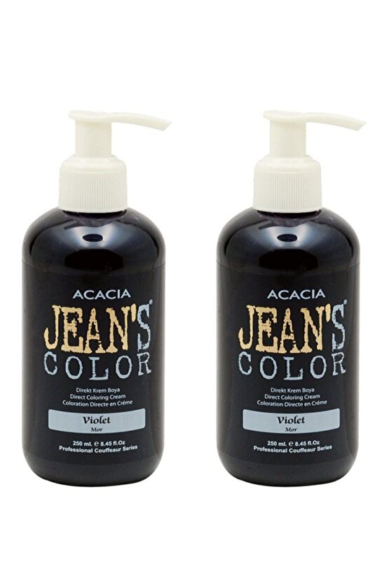 Jeans Color Mor Violet Saç Boyası 250 ml 2 Adet