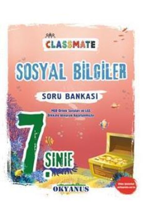 7.sınıf Classmate Sosyal Bilgiler Soru Bankası Okyanus Yayınları Komisyon