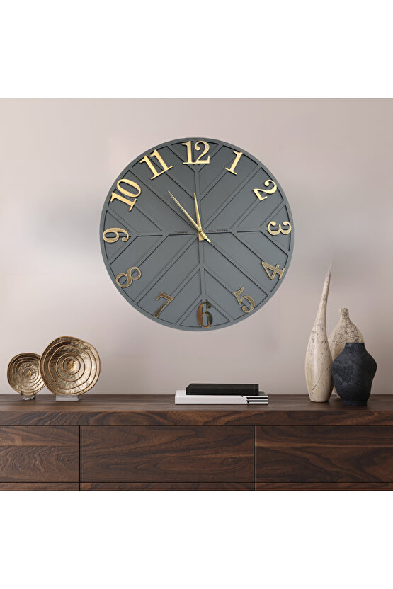 Zarif MDF Kesim Duvar Saati 50 cm- Estetik Tasarım ve Üstün Kalite ile Zamanı Yakalayın
