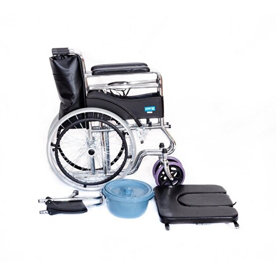 Comfort Plus Dm680 Tuvalet Özellikli Tekerlekli Sandalye