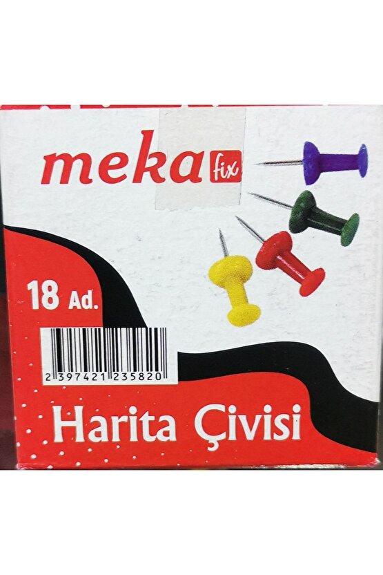 Harita Çivisi 18 Li Paket