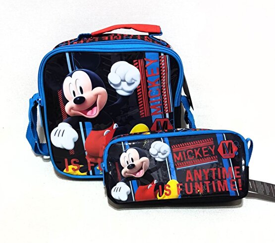 Mickey Mouse İlkokul Çantası 3 lü set 48334