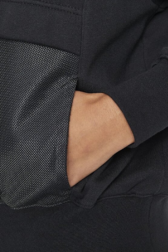Air Sportswear Fleece Oversized Fit Hoodie Kapüşonlu Bol Sweatshirt