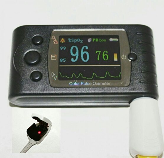 El Tipi Şarjlı Pulseoksimetre Cihazı Yetişkin