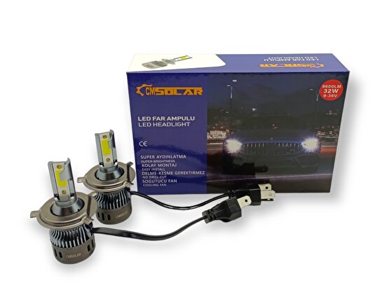 CMSOLAR H4 Led-Xenon 1 Takım