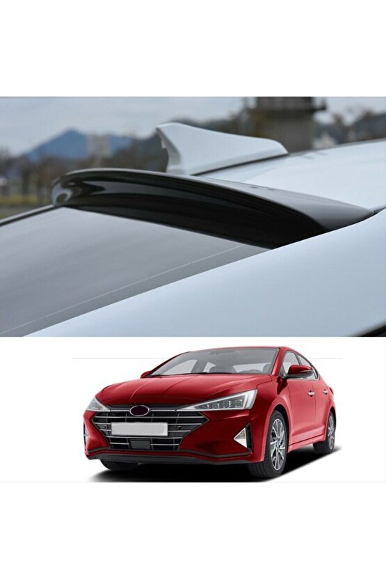 Hyundai Elantra Cam Üstü Spoiler Pianoblack 2021